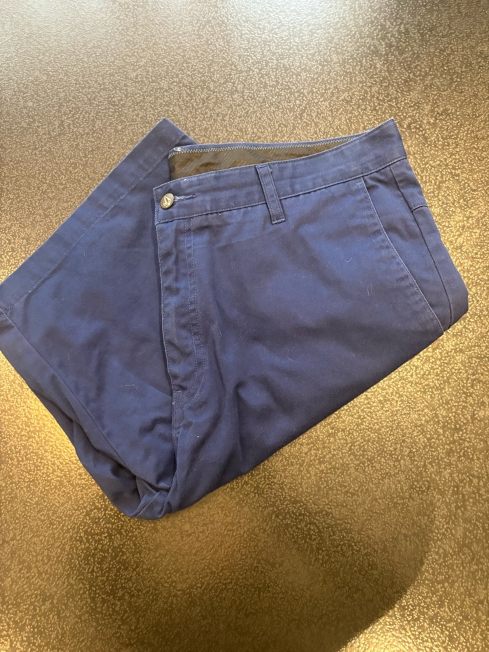 Volcom Size 36 Men's Navy Blue Chino Pants